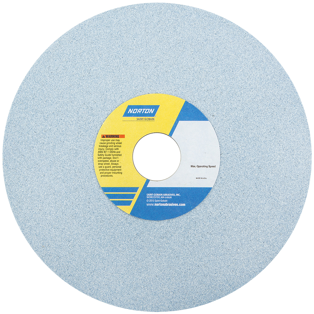 Picture of Carborundum "Norton" 10 X 1 X 3 46G T1 Ceram/Alum Grind Wheel Surface Grinding Wheel